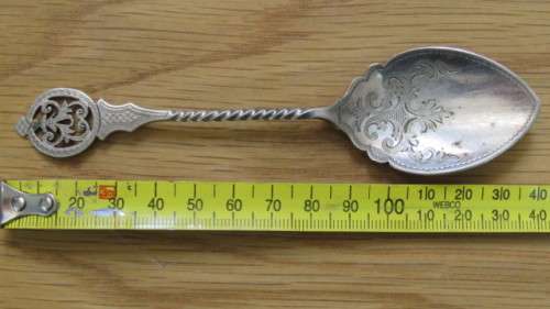 Lot of Eight Pretty, Vintage Silver Plate Teaspoons and Sugar Spoons
