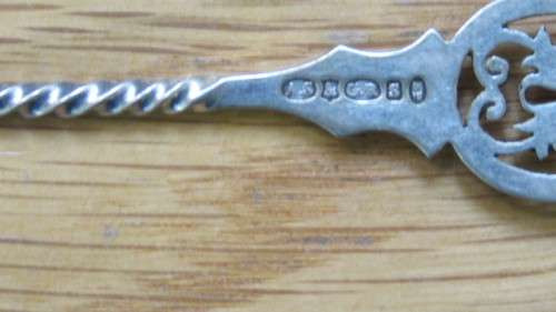 Lot of Eight Pretty, Vintage Silver Plate Teaspoons and Sugar Spoons