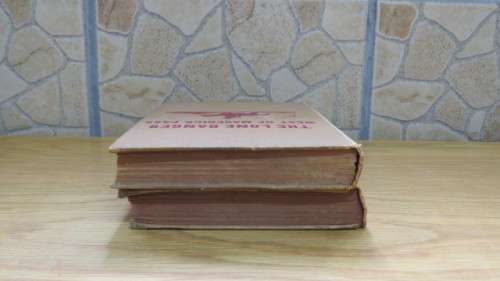 Two Vintage `The Lone Ranger` Hard Cover Books by Fran Striker Details in Description