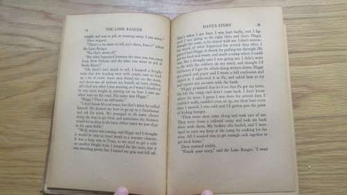 Two Vintage `The Lone Ranger` Hard Cover Books by Fran Striker Details in Description