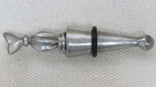Original Vintage Carrol Boyes (1954-2019) S. Africa Functional Art Pewter Bottle Stopper L: 11,5 cm