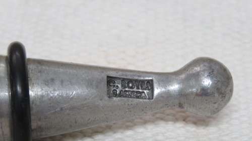Original Vintage Carrol Boyes (1954-2019) S. Africa Functional Art Pewter Bottle Stopper L: 11,5 cm