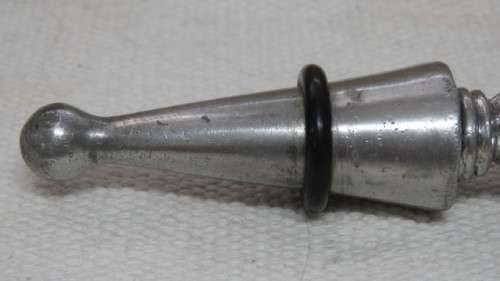 Original Vintage Carrol Boyes (1954-2019) S. Africa Functional Art Pewter Bottle Stopper L: 11,5 cm