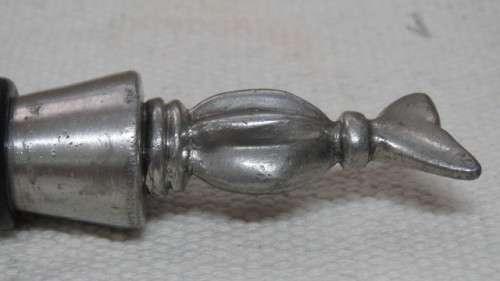Original Vintage Carrol Boyes (1954-2019) S. Africa Functional Art Pewter Bottle Stopper L: 11,5 cm