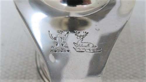 H/marked Birmingham C & C 1902-3 Silver Aladdin`s Lamp Table Lighter Missing Lid L: 143 mm (162 g)
