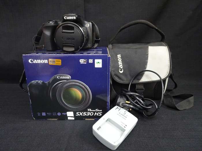 Canon - Powershot Sx60 Hs 16-Megapixel Digital Camera - Black (With Bag Free)