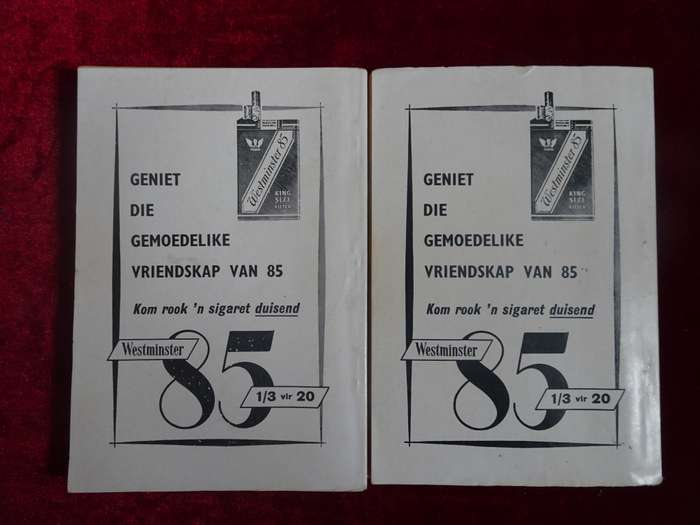 Ses Vintage 1950`s Die Swart Luiperd Reeks - Slap Hand Boekies (Sien Beskrywing)