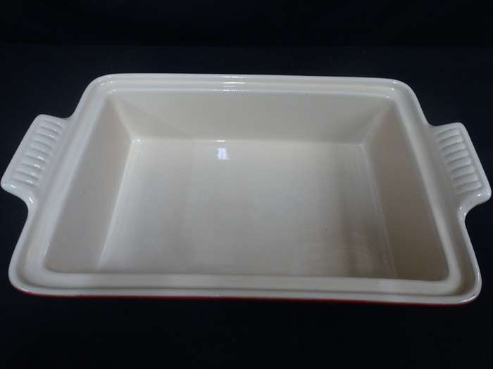 Le Creuset Rectangular Oven Dish With Lid - In Excellent Condition