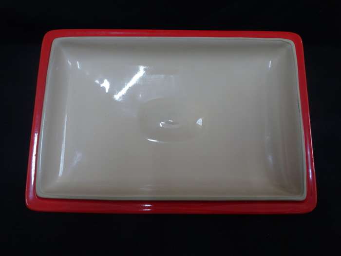 Le Creuset Rectangular Oven Dish With Lid - In Excellent Condition