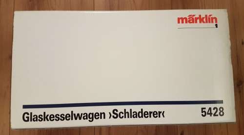 Glaskesselwagen > Schladerer<  Marklin 5428