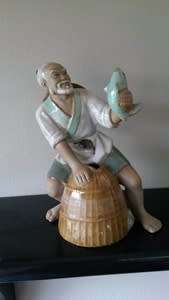 WoW Vintage 1900-1940 Chinese "Shiwan" Mudman 17.5cms -free postage