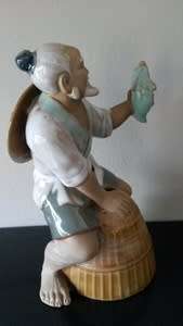 WoW Vintage 1900-1940 Chinese "Shiwan" Mudman 17.5cms -free postage