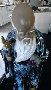 " Antique " Outstanding  Size 45.5cms High Chinese IMMORTAL  "MUDMAN"   Very Rare