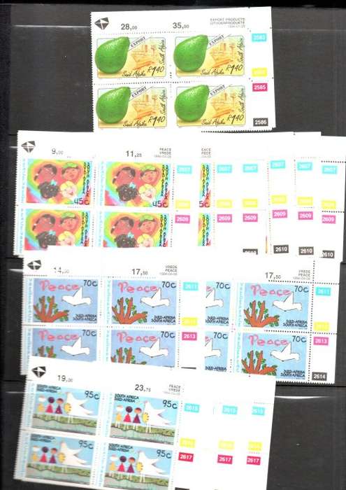 KABE ALBUM 2ND HAND FILLED WITH RSA UMM/ODD CTO CONTROLS ETC. AS PER SCANS. NB PLS READ BELOW.