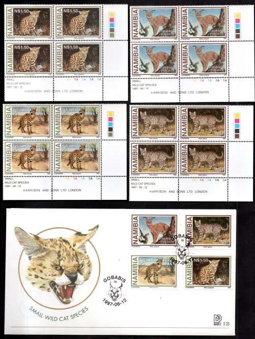 NAMIBIA CLEARANCE LOT OF FDCs + RELATED CONTROLS, PAIRS ETC. AS PER (X28) SCANS. GOOD VALUE.
