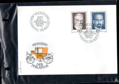 SMALL RING ALBUM WITH (X50+) LICHTENSTEIN FDCs ETC. NOT ALL SCANNED. GREAT ITEM. NB: PLEASE READ!!!