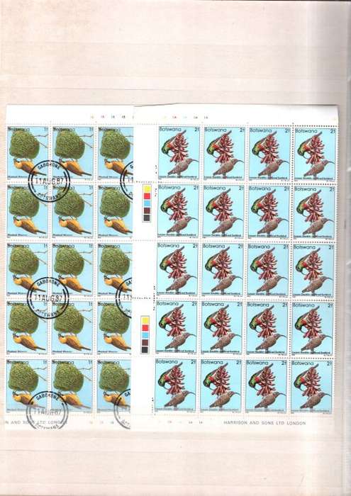 LIGHTHOUSE ALBUM 2ND HAND WITH WORLD BIRD STAMPS (MINT, USED ETC). AS PER (X22) SCANS. NB: PLS READ!