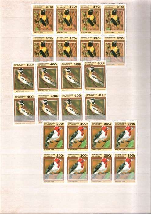 LIGHTHOUSE ALBUM 2ND HAND WITH WORLD BIRD STAMPS (MINT, USED ETC). AS PER (X22) SCANS. NB: PLS READ!