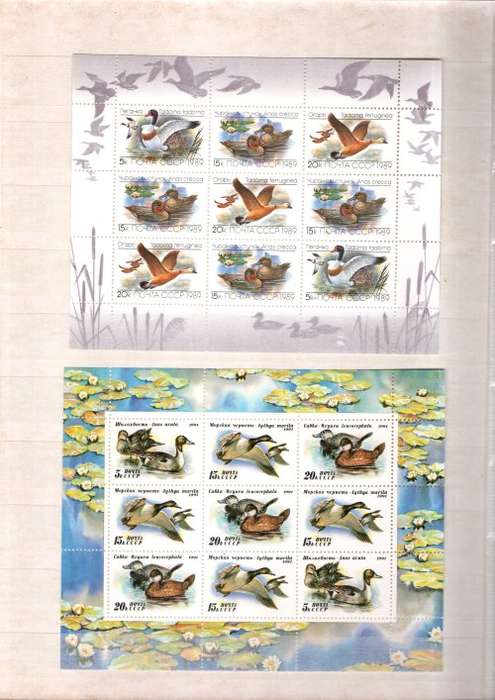 LIGHTHOUSE ALBUM 2ND HAND WITH WORLD BIRD STAMPS (MINT, USED ETC). AS PER (X22) SCANS. NB: PLS READ!