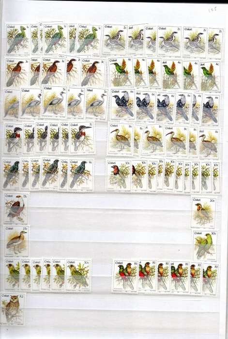IDEAL JWG 32 ALBUM IN GOOD NICK WITH MINT CISKEI STAMPS. AS PER SCANS. NB: PLEASE READ BELOW!!!