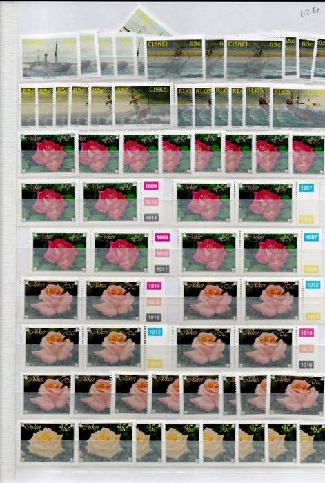 IDEAL JWG 32 ALBUM IN GOOD NICK WITH MINT CISKEI STAMPS. AS PER SCANS. NB: PLEASE READ BELOW!!!