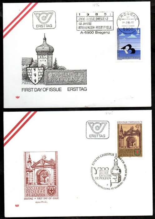 AUSTRIA 1980`s SELECTION OF (X20) FIRST DAY COVERS. AS PER (X10) SCANS. GREAT LOT.