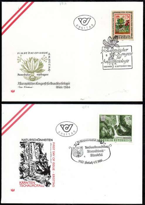 AUSTRIA 1980`s SELECTION OF (X20) FIRST DAY COVERS. AS PER (X10) SCANS. GREAT LOT.