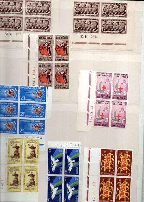 LARGE BLOCK ALBUM 2ND HAND WITH MINT RSA CONTROLS ETC. 10 PAGES/20 SIDES. NB: PLEASE READ BELOW!