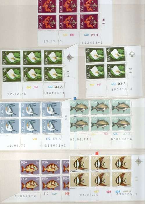 LARGE BLOCK ALBUM 2ND HAND WITH MINT RSA CONTROLS ETC. 10 PAGES/20 SIDES. NB: PLEASE READ BELOW!