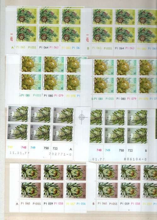 LARGE BLOCK ALBUM 2ND HAND WITH MINT RSA CONTROLS ETC. 10 PAGES/20 SIDES. NB: PLEASE READ BELOW!