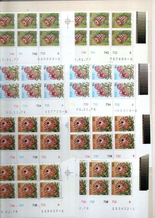 LARGE BLOCK ALBUM 2ND HAND WITH MINT RSA CONTROLS ETC. 10 PAGES/20 SIDES. NB: PLEASE READ BELOW!