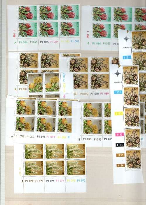LARGE BLOCK ALBUM 2ND HAND WITH MINT RSA CONTROLS ETC. 10 PAGES/20 SIDES. NB: PLEASE READ BELOW!