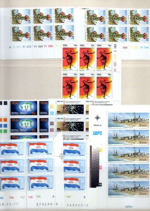 LARGE BLOCK ALBUM 2ND HAND WITH MINT RSA CONTROLS ETC. 10 PAGES/20 SIDES. NB: PLEASE READ BELOW!