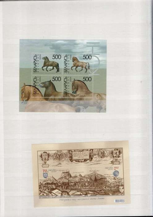 PRINZ 4016 ALBUM IN GOOD NICK WITH MINT/CTO WORLD MINI SHEETS ETC. NICE ANIMAL/BIRD THEMATICS ETC.