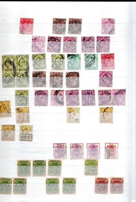 PRINZ 2016 STOCKBOOK 2ND HAND. 16 PAGES/32 SIDES WITH MINT/USED PRE-UNION, UNION, RSA ETC. NB: READ!