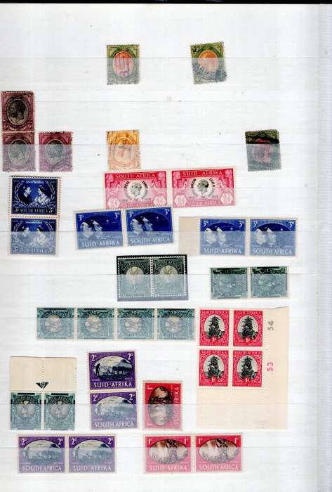 PRINZ 2016 STOCKBOOK 2ND HAND. 16 PAGES/32 SIDES WITH MINT/USED PRE-UNION, UNION, RSA ETC. NB: READ!