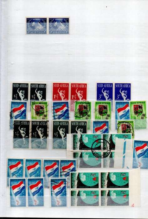 PRINZ 2016 STOCKBOOK 2ND HAND. 16 PAGES/32 SIDES WITH MINT/USED PRE-UNION, UNION, RSA ETC. NB: READ!