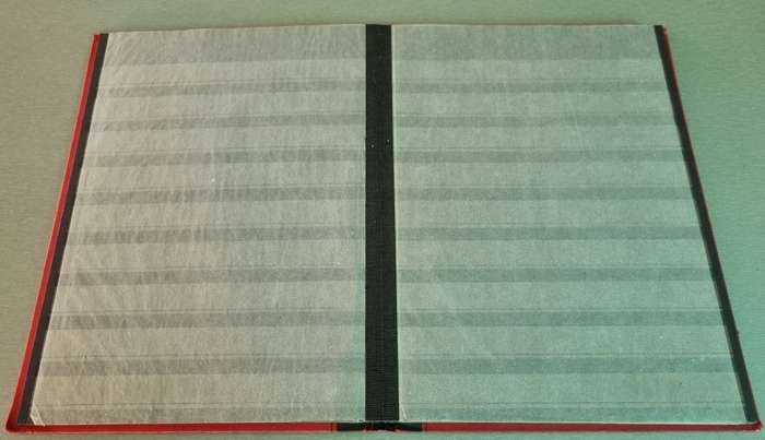 PRINZ EMPTY STOCKBOOK 2ND HAND. 16 PAGES/32 SIDES. NICE ITEM. NB: PLEASE READ BELOW!!