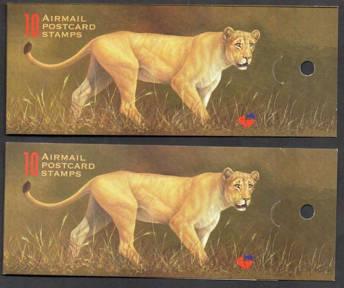 RSA 1998 BIG FIVE BOOKLETS NO 32 (X2) MINT AND COMPLETE. AS PER SCANS. CV R800. NICE ITEMS.