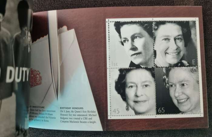 GB 2002 `A GRACIOUS ACCESSION` GOLDEN JUBILEE OF QEII MINT/COMPLETE BOOKLET. SGDX28. CV GBP 45.