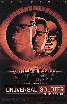 UNIVERSAL SOLDIER - THE RETURN (NEW DVD UK IMPORT) STARRING JEAN CLAUDE VAN DAM