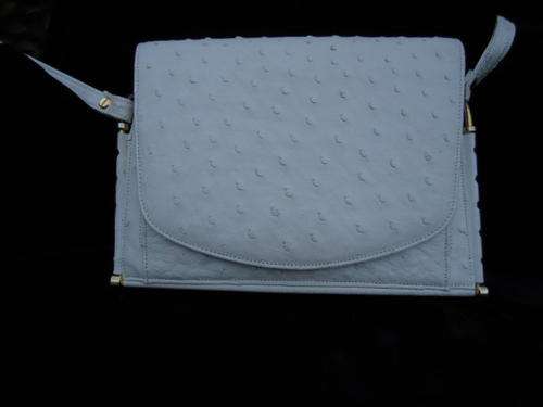 VINTAGE OSTRICH LEATHER BAG BY CAPE COBRA NEVER USED