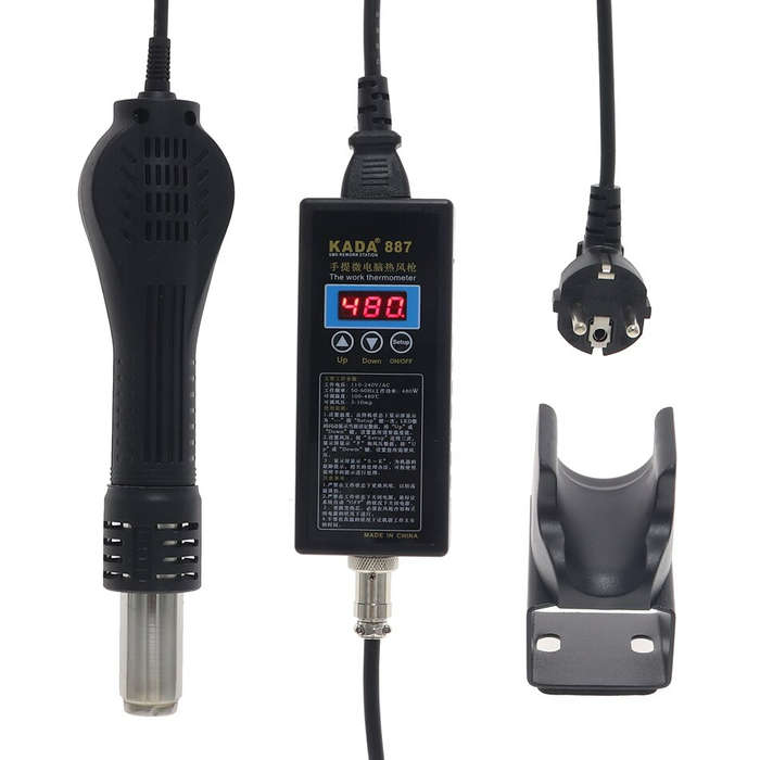 Portable Hot Air Soldering Machin, Hot Air Gun, Model: KADA 887 (Brand New)