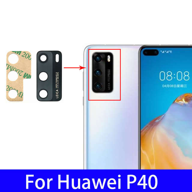 Huawei P40 Back Camera Glass Replacement (Brand New) (Local Stock)