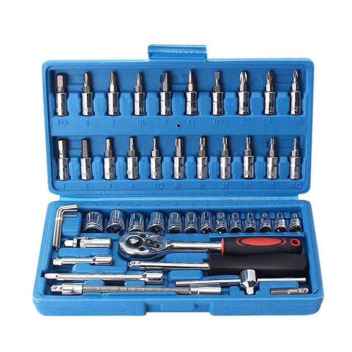 46 Piece 1/4` Socket Set (Local Stock) (Brand New)