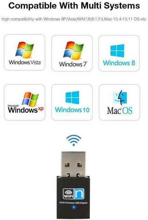 Mini Portable Wireless USB 300Mbps WiFi Receiver Adapter (Local Stock) (Auction Item)