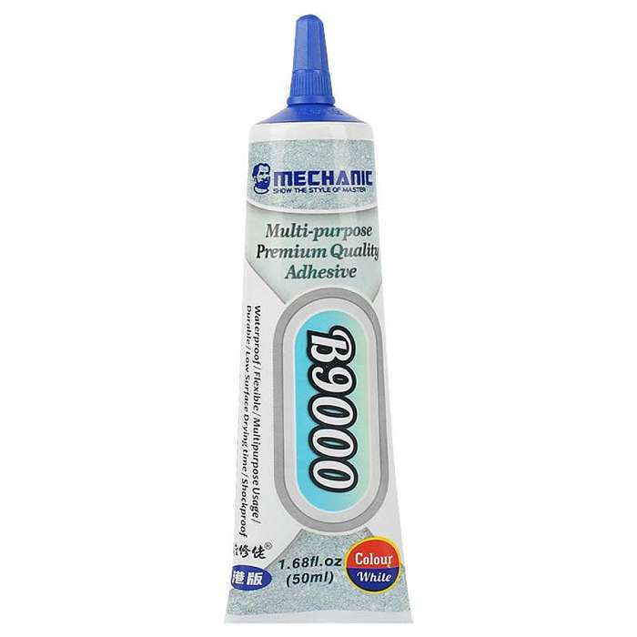 MECHANIC B9000 MULTI PURPOSE PREMIUM MILKY WHITE ADHESIVE Glue - 50ML (Local Stock) (Brand New)