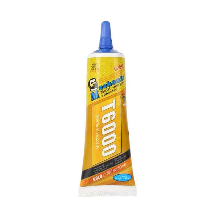 MECHANIC T6000 MULTI PURPOSE PREMIUM Gold Adhesive Glue - 50ML