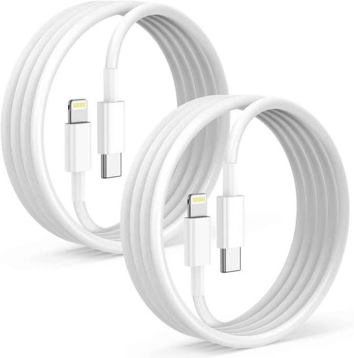 Lightning to USB Type-C Fast Charging Cable for iPhone Devices PACK OF 2 (Local Stock) (Brand New)