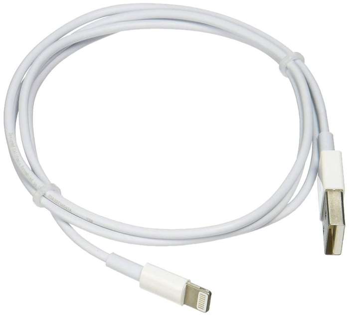 iPhone Compatible USB Charging Cable for Apple iPhone Series 5/6/7/(White) (Local Stock) (Brand New)